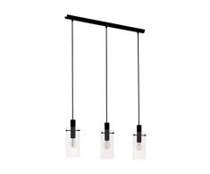 EGLO 97367 lámpara colgante, 60 W, Negro