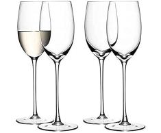LSA Wine WI04 - Copa de vino blanco, 340 ml, 4 unidades, transparente