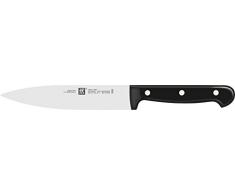 ZWILLING Cuchillo para carne, Longitud de la hoja: 16 cm, Hoja grande, Mango especial de acero inoxidable/plÃ¡stico, Twin Chef