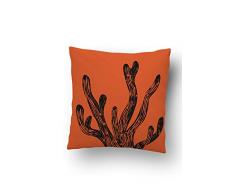 Lulu Home - Funda de Almohada, Multicolor, 45 x 45 cm