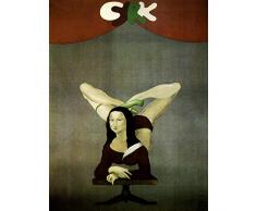 Wee Blue Coo Advert Cultural Circus Poland Mona Lisa Gymnast Acrobat Art Print Poster Wall Decor 12X16 Inch