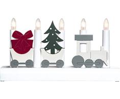 Star Candelabro para Ventana, Blanco