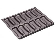 Master Class - Molde Antiadherente para reposterÃ­a (31 x 25,5 cm, 12 Huecos alargados)