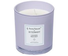 RITZENHOFF Aroma Naturals Modern Vela Aromática, Cristal, Lavanda, 7 x 7 x 8 cm