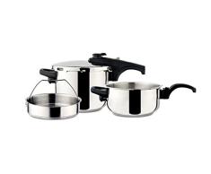 Taurus Ontime Duo - Paquete de ollas a presiÃ³n de 2, 4 y 6 litros
