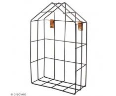 Rayher Hobby 25186576 Estante de alambre, metal, Negro, 16725 cm