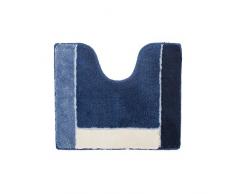 Sealskin Alfombra de BaÃ±o Contorno Inodoro Roma, 45 x 55 x 1.5 cm, AcrÃ­lico, Azul