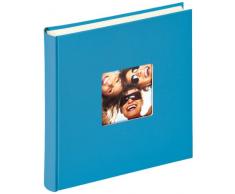 Walther Design FA-208-U álbum de Fotos Fun, 30 x 30 cm, 100 páginas Blancas, Azul, con el Corte per un Foto