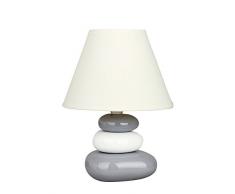 Rabalux Lámpara de mesa E14, blanco, gris