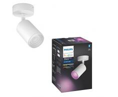 Philips Hue Bluetooth Fugato Foco Inteligente LED GU10, 5.7 W, Luz Blanca y de Colores, Compatible con Alexa y Google Home