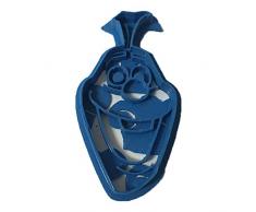 Cuticuter Frozen Olaf Cortador de Galletas, Azul, 8x7x1.5 cm