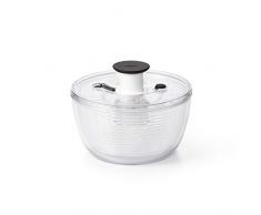 Oxo Good Grips 4.0 Mini centrifugador de ensalada, transparente, pequeño, tazón 2.7 L, canasta 1.9 L
