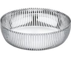 Alessi PCH02/23 Alrededor Acero inoxidable Plata cesta para servir - Cestas para servir (Alrededor, Acero inoxidable, Plata, 230 mm, 70 mm)