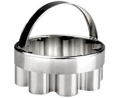 IBILI Cortador Rizado 8 CM, Stainless Steel, Silver