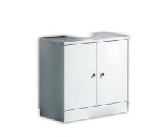 Pelipal 954 Small â Armario para Lavabo, Madera, Blanco Brillante, 33,0 x 55,0 x 56 cm