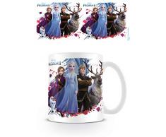 La Reine des Neiges 2 MG25579 Taza de desayuno Licencia Disney Grupo Frozen II de 315ml, 315 milliliters, cerÃ¡mica