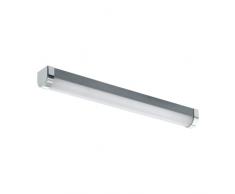 EGLO LED lÃ¡mpara de espejo Tragacete 1, iluminaciÃ³n de baÃ±o de metal en plata, blanco e cromo, antihumedad, blanco neutro, IP 44, L 45 cm