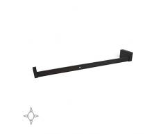 EMUCA - IluminaciÃ³n para Armario o vestidor, Barra de Armario con luz LED Recargable y Detector de Movimiento, Aluminio Color Moka, L 558-708mm