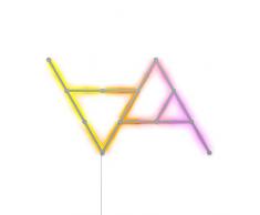 Nanoleaf Lines 60 Grados Starter Kit, 15 Barras de Luz Inteligentes LED RGBW Modulares - Apliques de Pared Interior, Luces Led 16M Colores WiFi, Compatible con Alexa Google Home, Decoración Habitación