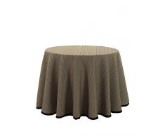 Martina Home Ribero - Falda para mesa camilla , Beige, Redonda de 80