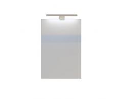 Baikal Espejo de BaÃ±o, Varias Formas y Medidas Disponibles. OpciÃ³n con y Sin LED. Estilos Que se adaptan al baÃ±o o Cualquier Estancia del hogar. 40 x 60 cm Espejo con Aplique LED, 280034989