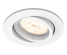 Philips myLiving Donegal lámpara empotrable GU10, luz blanca cálida, iluminación interior, 5.5 W