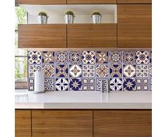 WALPLUS 72 pegatinas de pared real de 15 cm, vinilo autoadhesivo para decoración del hogar, decoración del hogar, decoración de azulejos de cocina, azulejos de cocina, decoración de primavera y Pascua