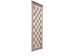 Catral 71060022 Cortina de Madera Chess L60, Negro, 200 x 90 cm