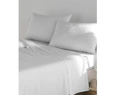Corona - Toalla de Cama (150 cm), Color Blanco