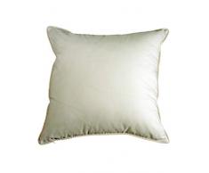 Home Cassiopee top80pe-ecrfic - Lote de 2 Fundas D Almohada 80 Hilos percal, Color Crudo 65 x 65 cm