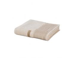 Möve Toalla Wellness para Invitados con Ribete de Chenilla, 30 x 50 cm, 100% algodón (Spinair), Color Natural