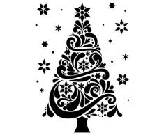 Darice Carpetas de estampación, Plantilla árbol de Navidad, Plastic, 10,8 x 14,6 cm