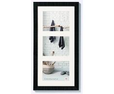 Walther, Home, Marco Multifoto De Madera para 3 Fotos, HO352B, 32.2 x 62.2 cm, Negro