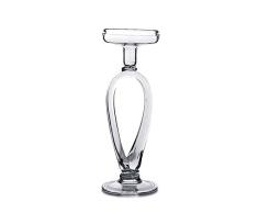 EUROCINSA Ref.28282 CANDELABRO DE Cristal Transparente, 12Ãx33cm