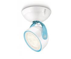 Philips myLiving Dyna - Foco de interior, LED, luz blanca cálida, 3 W, IP20, color azul
