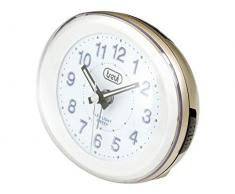 Trevi SL 3052 Quartz table clock Ovalado Oro, Color blanco - relojes de mesa (Analógico, Azul, AA)