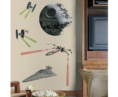 RoomMates RMK3076GM - Pegatinas de Pared, diseño Star Wars Naves clásicas Gigantes