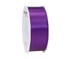 C.E, pattberg präsent 40 mm 25 m de cinta de raso de doble cara, Violet