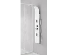 FERIDRAS Alaska Columna Ducha, Aluminio, Blanco, 42 x 20.5 x 140 cm