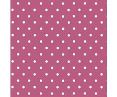Venilia Lámina adhesiva | Lunares rosas De puntos | 45cm x 1,5m, Espesor 95μ | Vinilo autoadhesivo para muebles o cocina, decorativas papel pintado pared | PVC sin ftalatos | Fabricado en UE