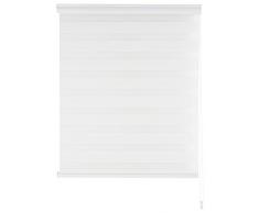 Blindecor Vela - Estor enrollable doble tejido, noche y dÃa, color crema, 100 x 180 cm