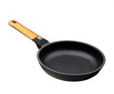 BRA Efficient Orange Sartén de 22 cm, aluminio fundido con antiadherente Platinum Plus, apta para inducción