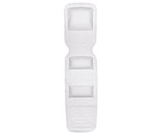 Kleine Wolke Alfombra ANTIDESLIZANTELIZANTE BAÃERA Wellness White 36X145 224120100013, PVC, Blanco, 36x145 cm