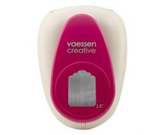 Vaessen Creative Perforadora de Papel, Etiqueta Festoneada, Talla XXL, Para Proyectos DIY, Scrapbooking, CreaciÃ³n de Tarjetas y MÃ¡s