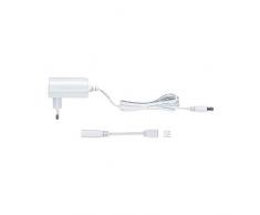 Paulmann LED 12W 12V DC 79832 Universal Power Supply Plug-In 12 W 230/12 V CC, Sistema, Blanco, iluminación, plástico, Transformador