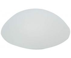 3M UU003708102 Tope para Puertas Blanco Redondo, Bianco, 7x14.8x1.6 cm