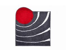 Grund Alfombra de Baño de Diseño COLANI, Ultra Suave y Absorbente, Antideslizante, 5 Años de GarantÃa, Colani 2, Pequeña Alfombra 60x60 cm, Antracita