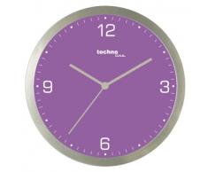 Technoline WT 9000 Reloj de Pared de Cuarzo, Violeta