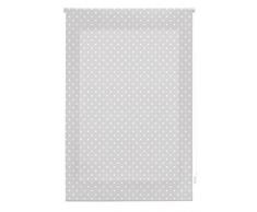 Blindecor - Estor Enrollable, Tela , Gris con motas blancas , 110 x 180 cm