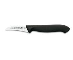 3 Claveles Cuchillo mondador Proflex, Acero Inoxidable, Negro, 6 cm - 2.5
